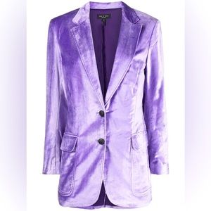 Rag & Bone Purple Cody Blazer